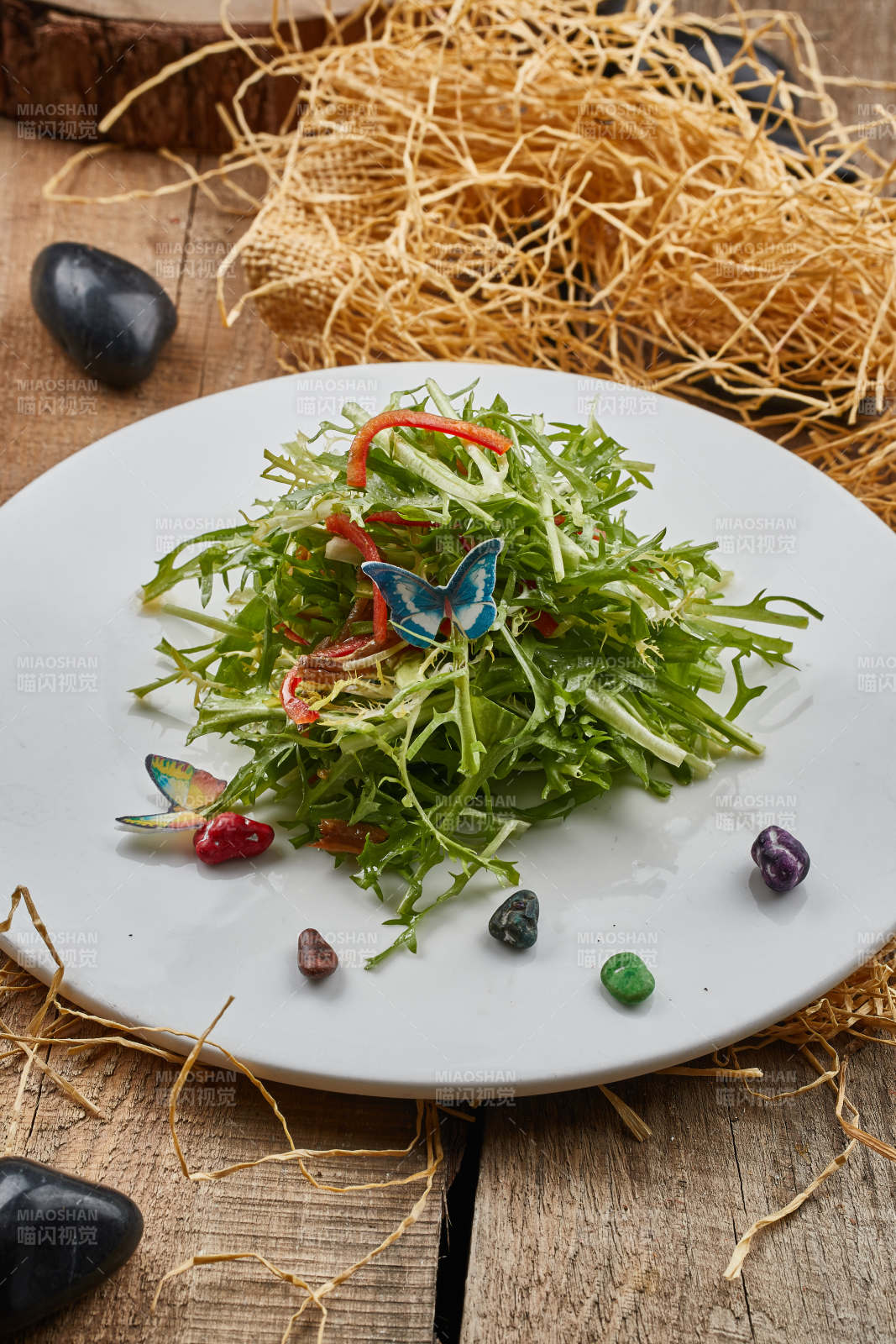 风味炝拌苦菊图片