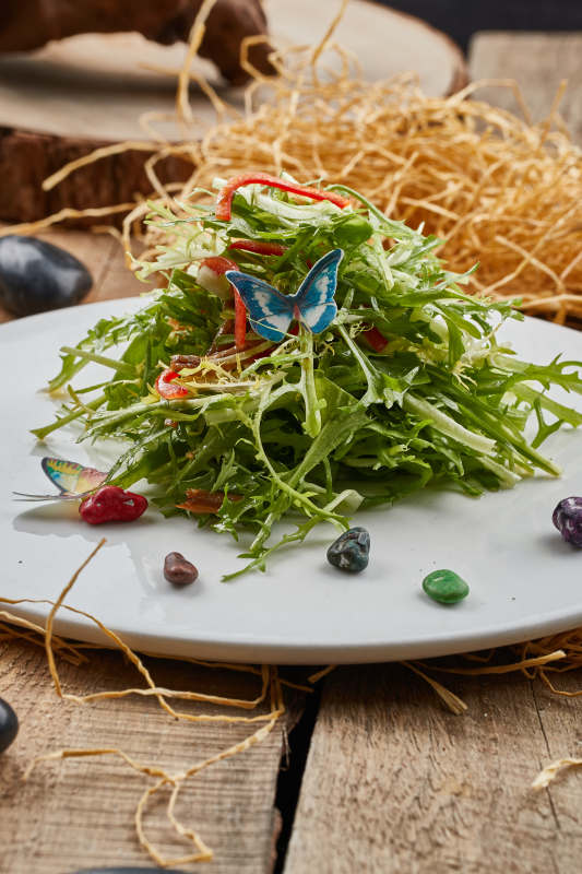 风味炝拌苦菊图片