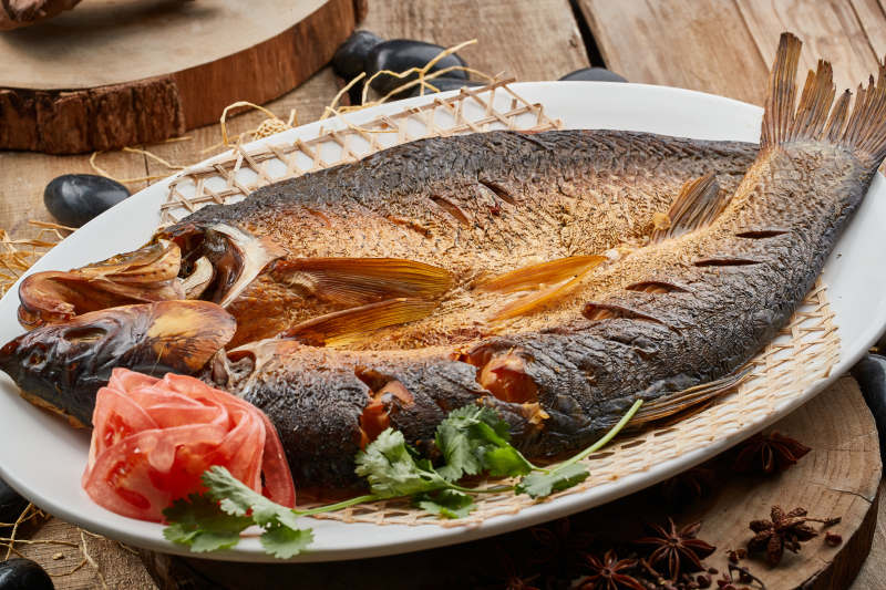 全鱼宴风干醋鱼图片