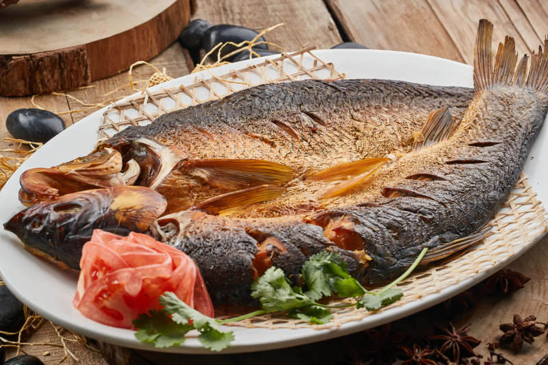 全鱼宴风干醋鱼图片