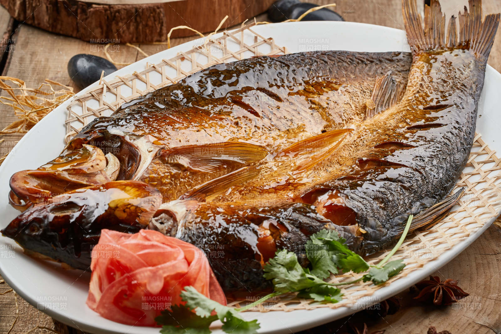 全鱼宴风干醋鱼图片