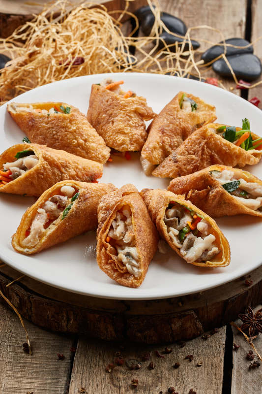 全鱼宴煎鱼卷图片