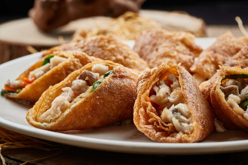 全鱼宴煎鱼卷图片