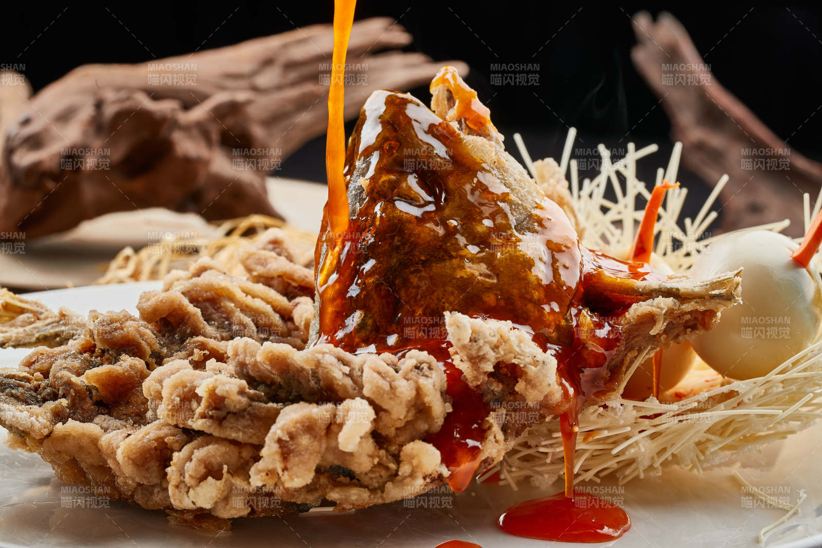 浇汁松鼠鱼图片