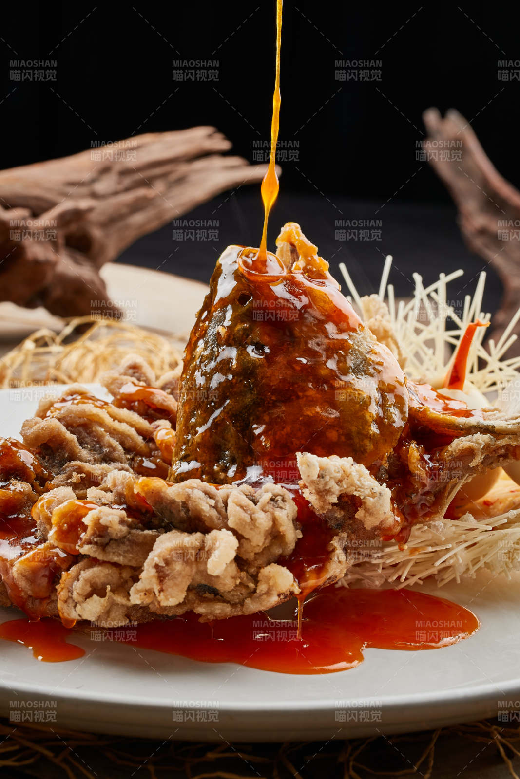 浇汁松鼠鱼图片