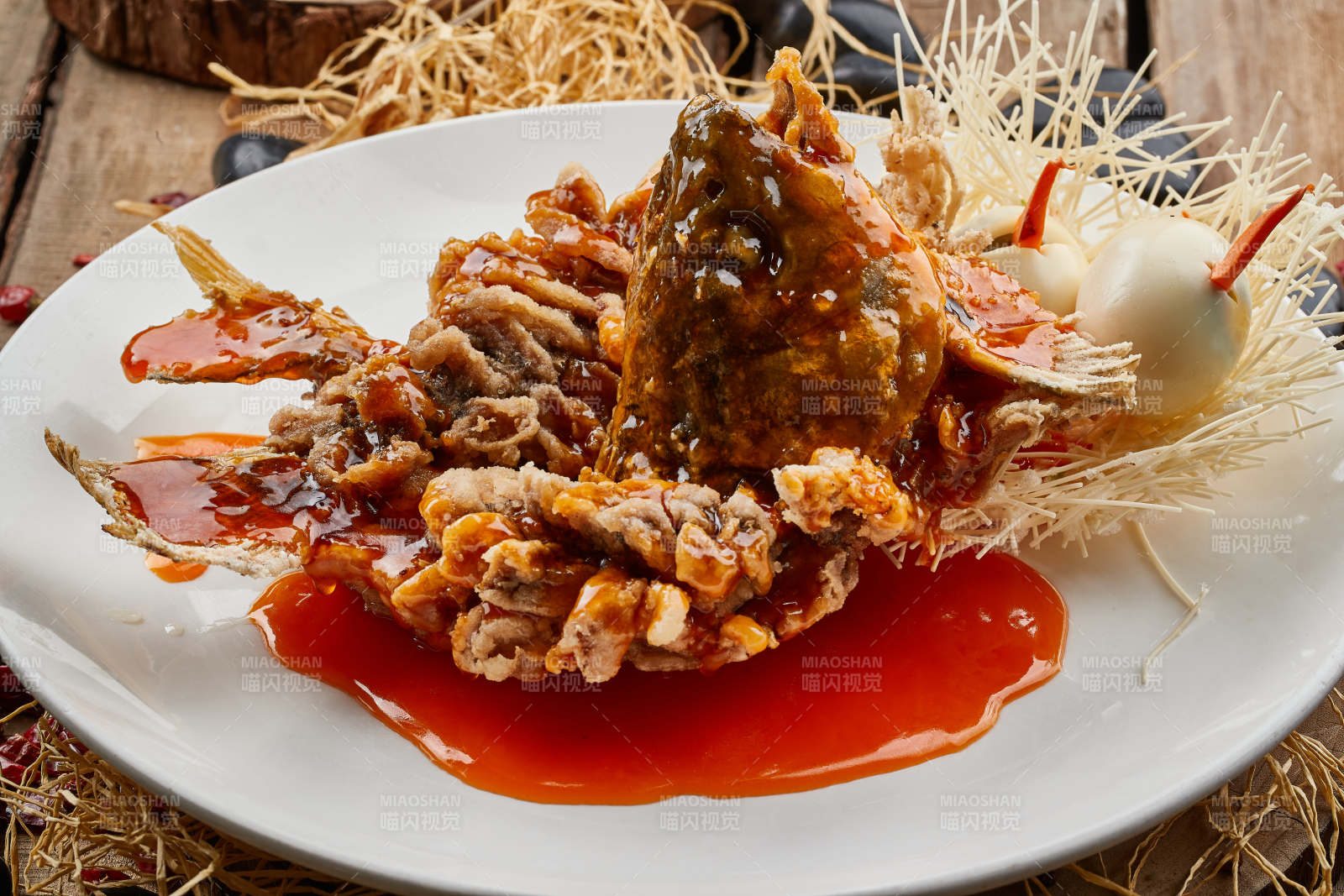 浇汁松鼠鱼图片