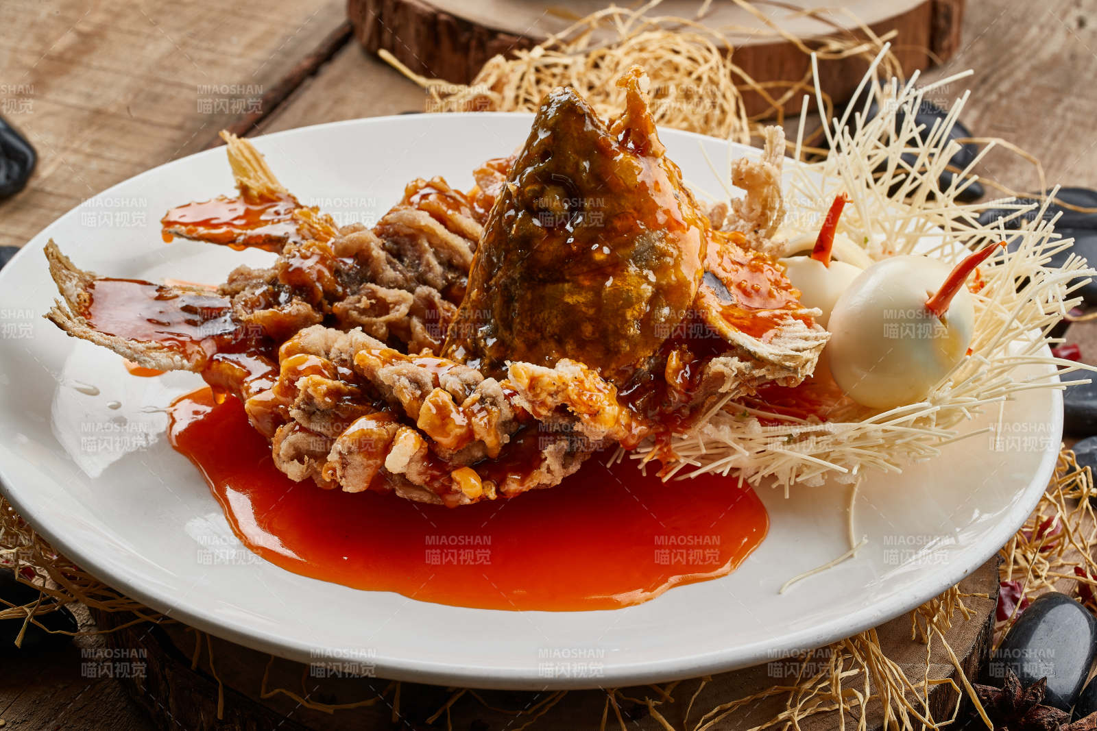 浇汁松鼠鱼图片