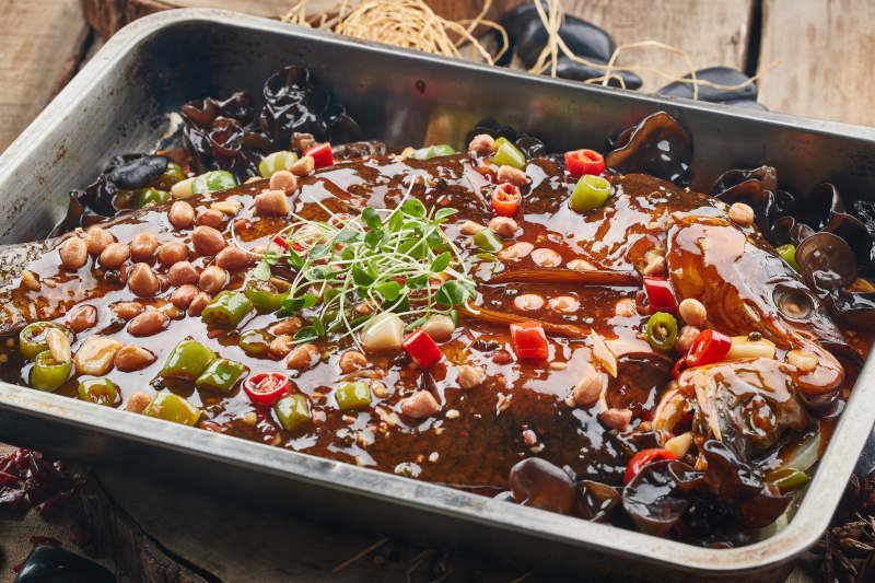 全鱼宴川味烤鱼图片