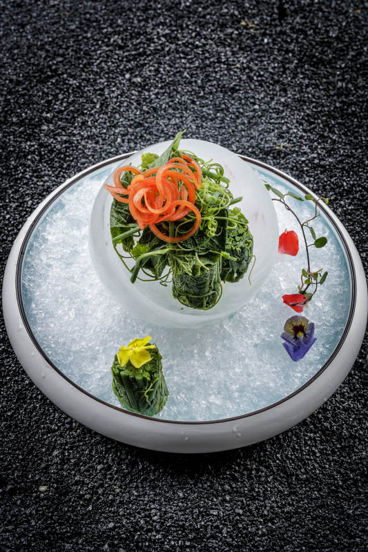 凉拌丝瓜尖图片