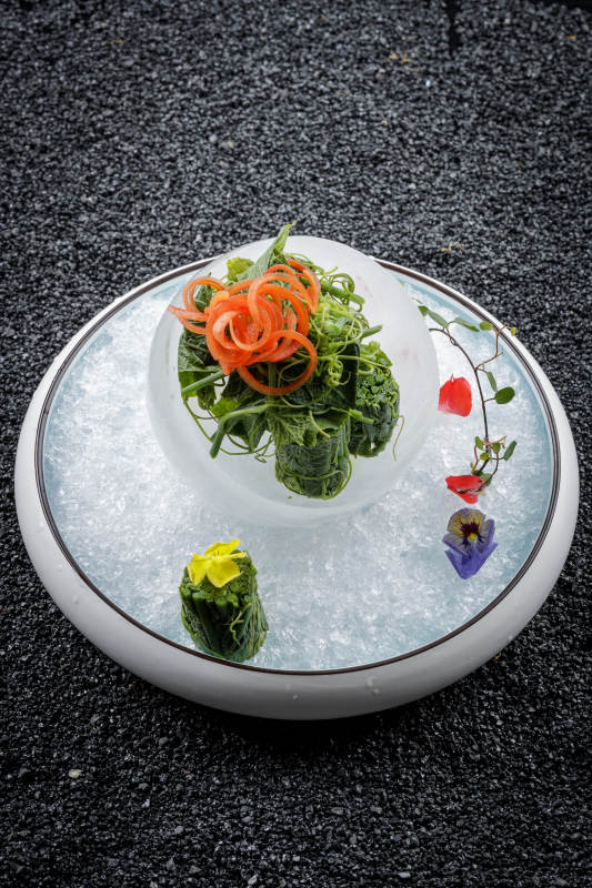 凉拌丝瓜尖图片