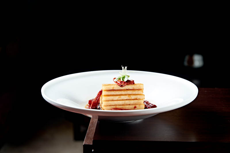 浇汁甜辣凉薯条豆薯图片