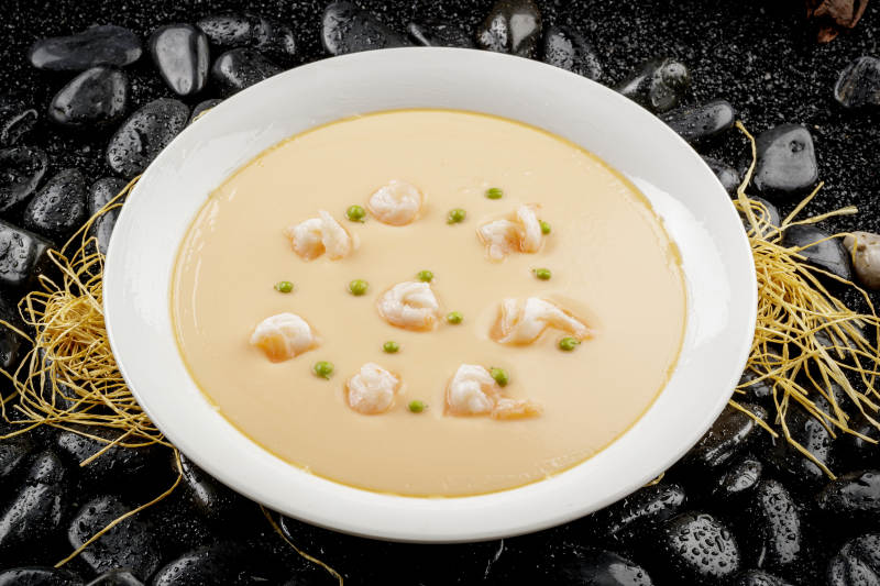 原味鲜虾蒸水蛋图片