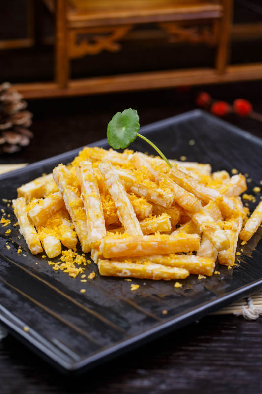 咸蛋黄焗南瓜图片