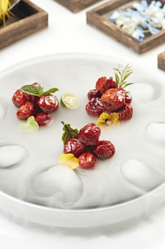 蜜香酿皮红酒无花果图片