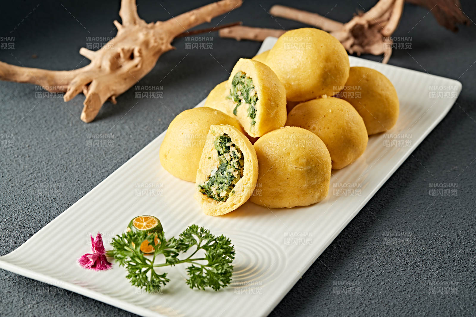 杂粮野菜团子图片