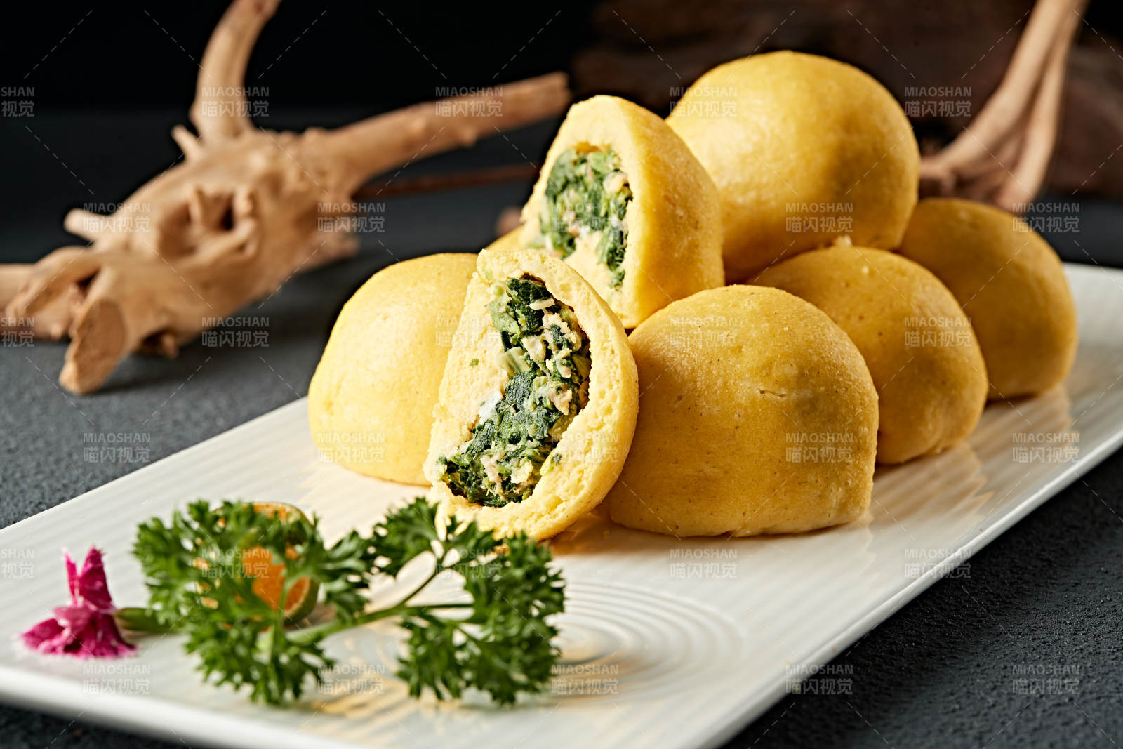 杂粮野菜团子图片