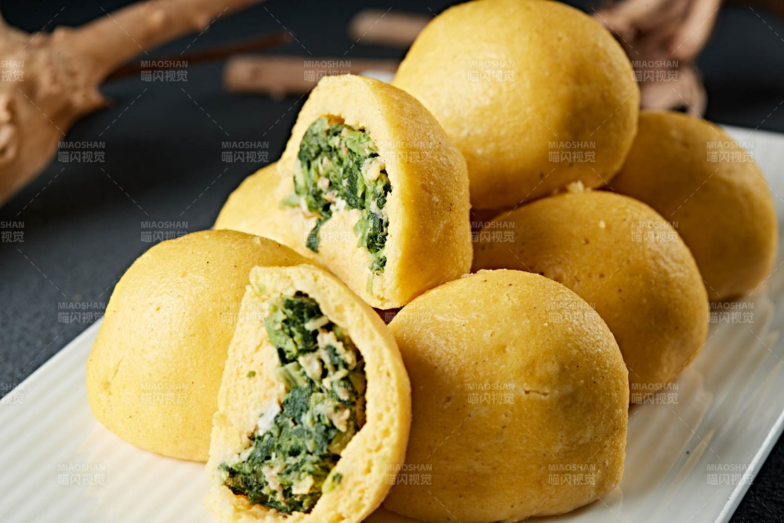 杂粮野菜团子图片