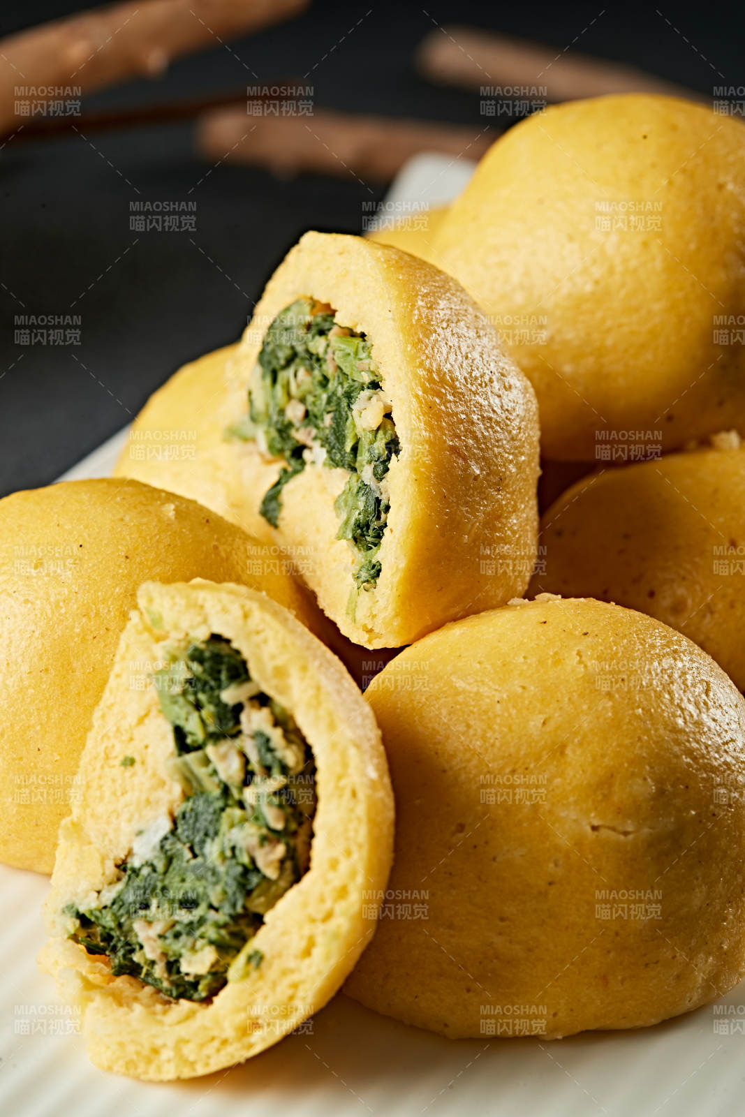 杂粮野菜团子图片