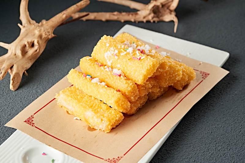 拖面香酥炸鲜奶图片