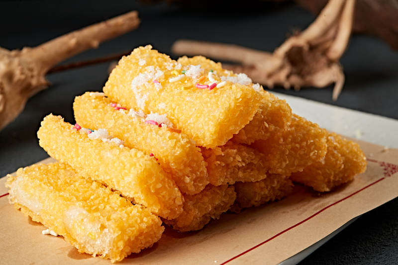 拖面香酥炸鲜奶图片