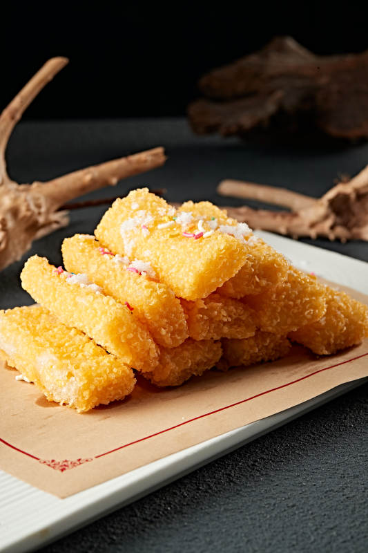 拖面香酥炸鲜奶图片