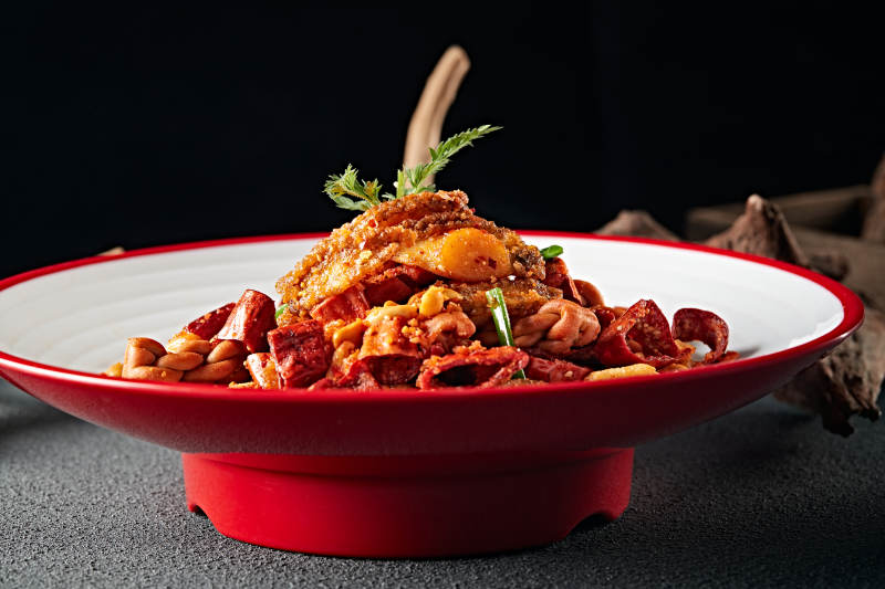 干炸辣味香酥酥脆小鲍鱼图片