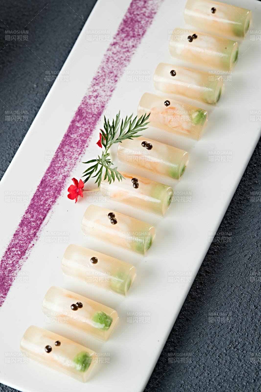 水晶青豆虾仁冻图片