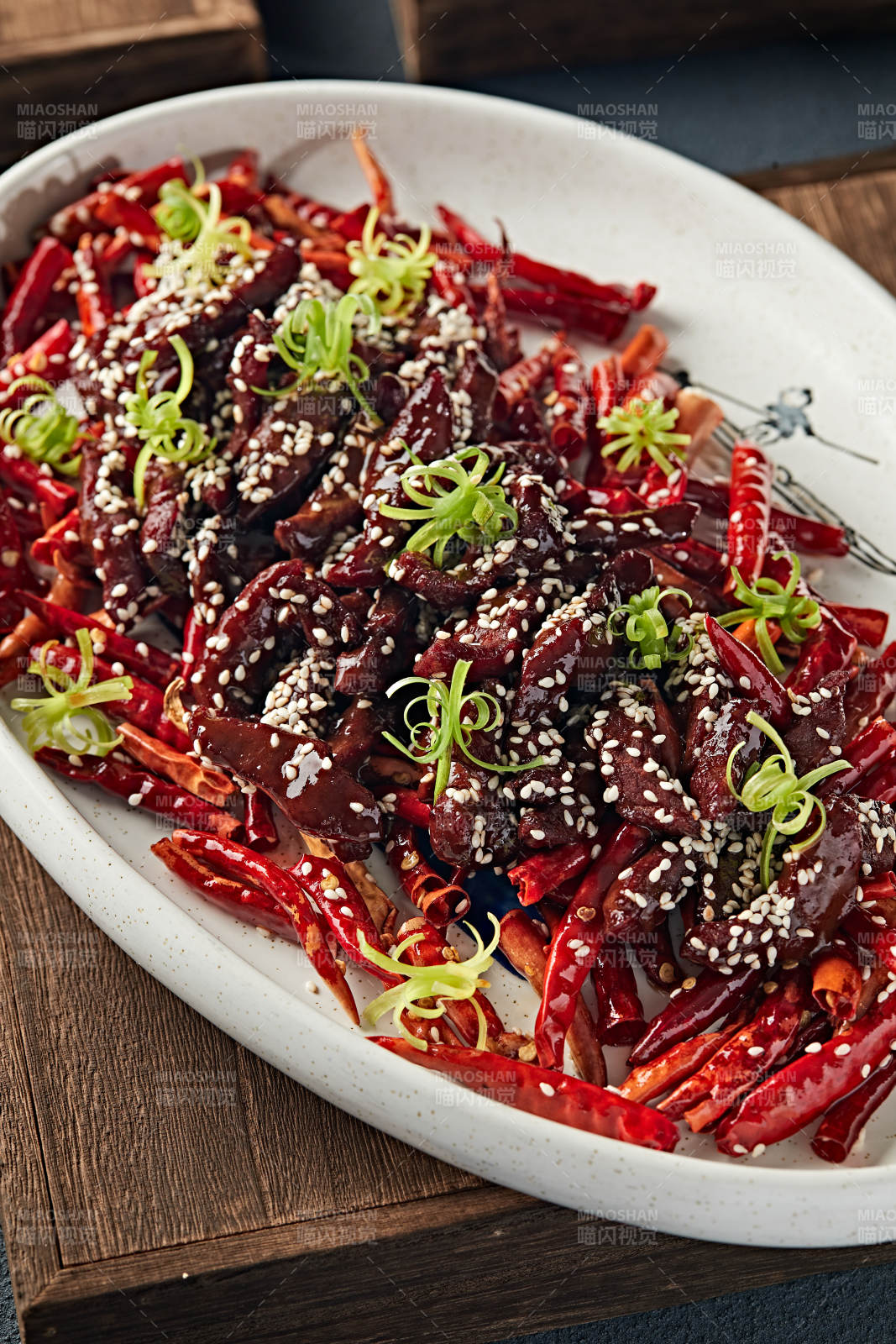 川湘香辣爆牛柳 辣子牛柳图片