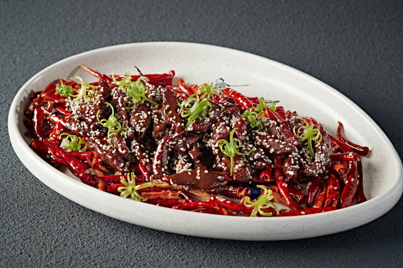 川湘香辣爆牛柳 辣子牛柳图片