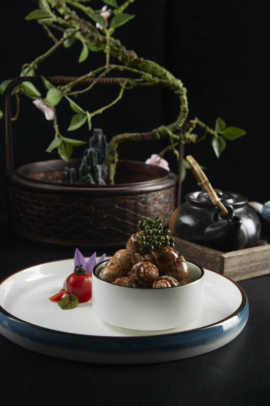 藤椒捞汁小海鲜腌花螺图片