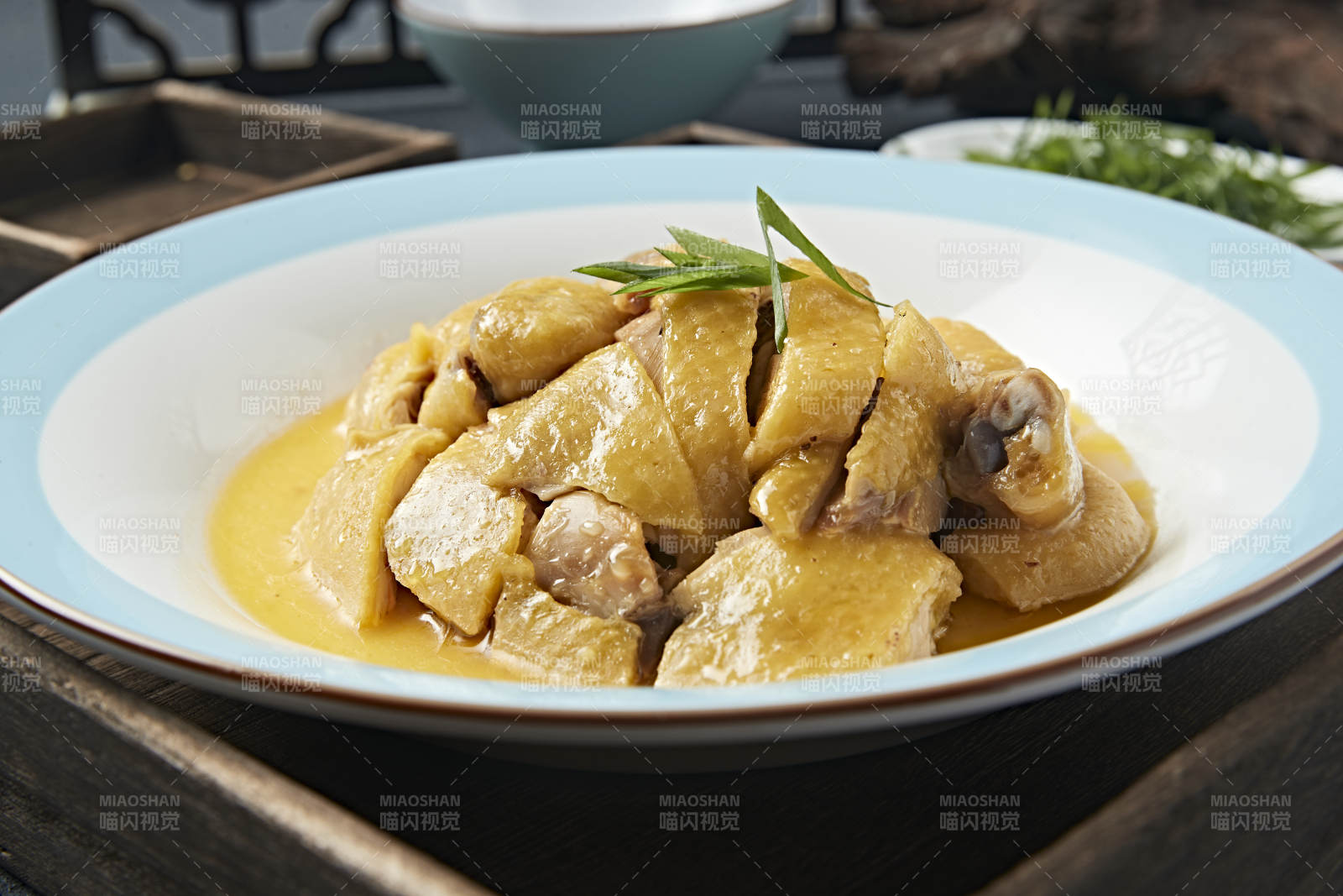 美味凉菜奶油咖喱白切鸡图片