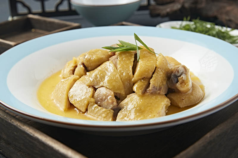 美味凉菜奶油咖喱白切鸡图片