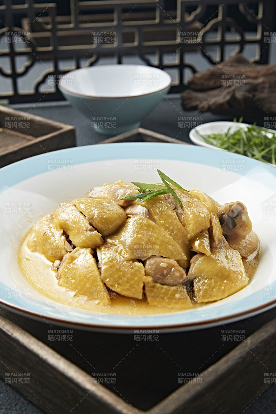 美味凉菜奶油咖喱白切鸡图片