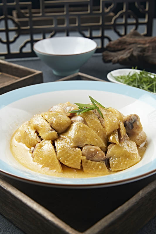 美味凉菜奶油咖喱白切鸡图片