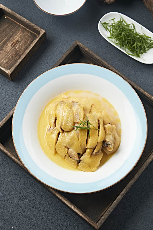 美味凉菜奶油咖喱白切鸡图片