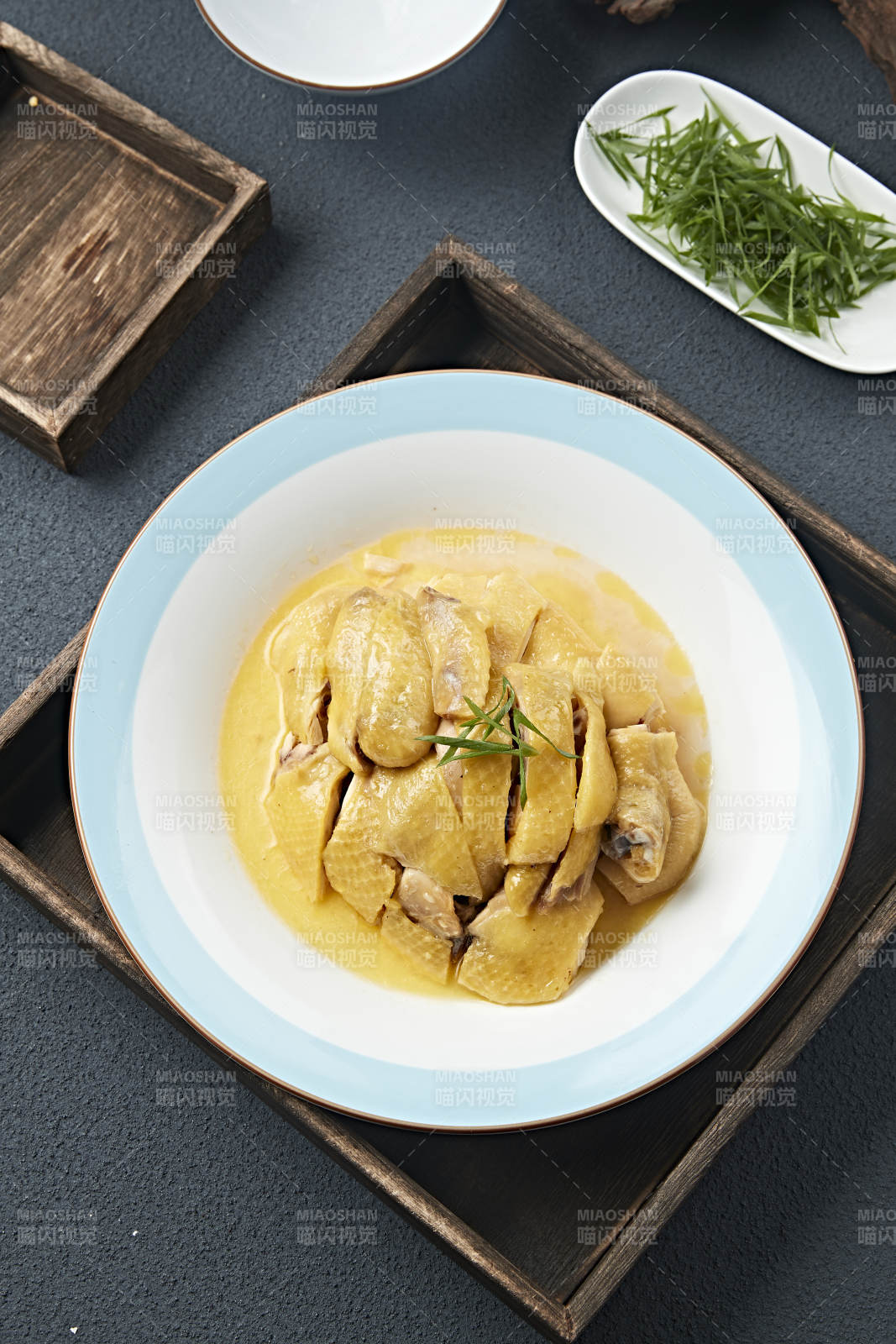 美味凉菜奶油咖喱白切鸡图片