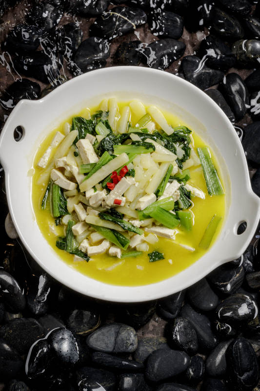 小白菜烧土豆图片