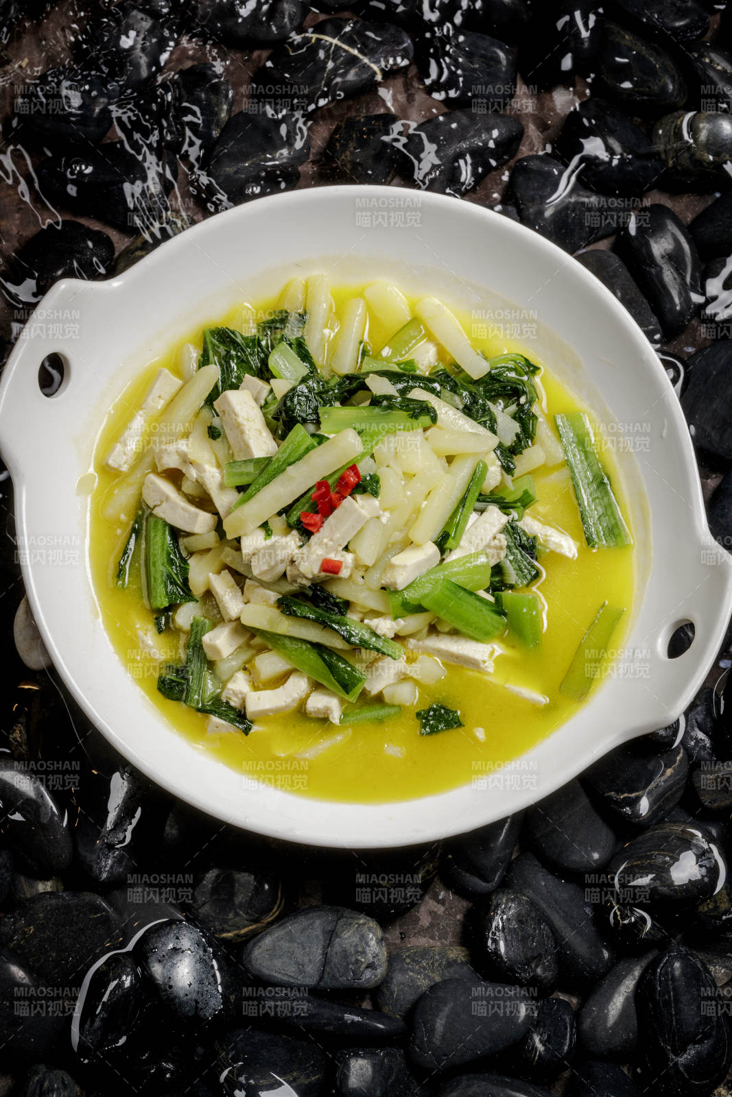 小白菜烧土豆图片