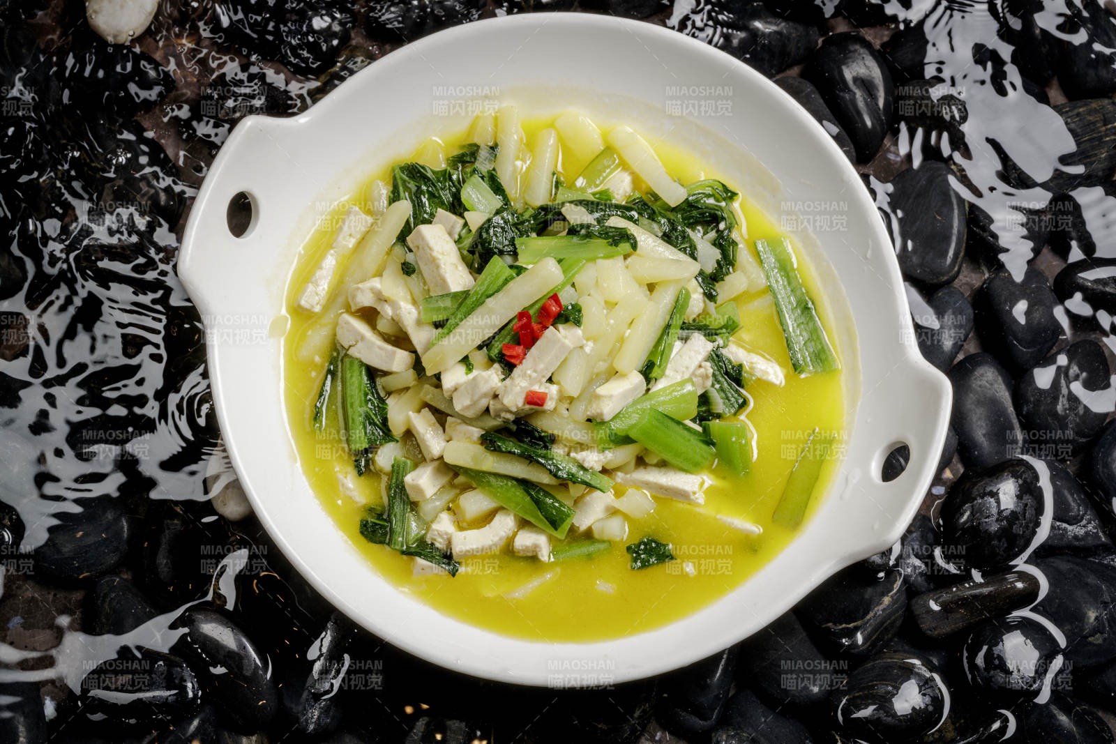 小白菜烧土豆图片