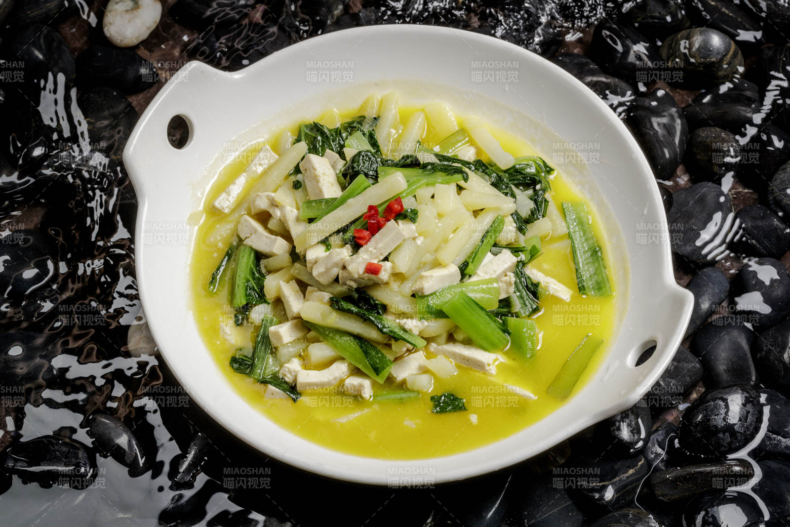 小白菜烧土豆图片