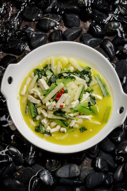 小白菜烧土豆图片