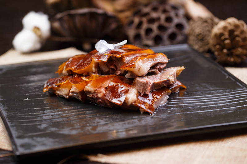 广式蜜汁叉烧鹅图片
