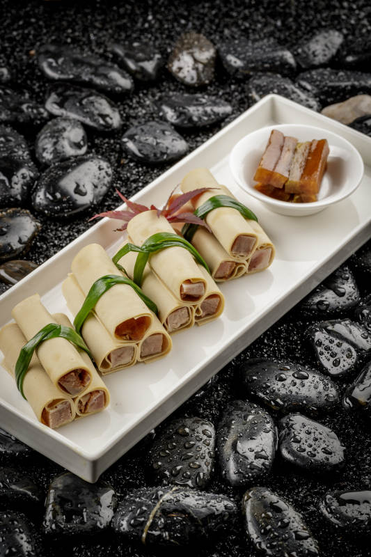 怀安豆皮卷熏肉图片