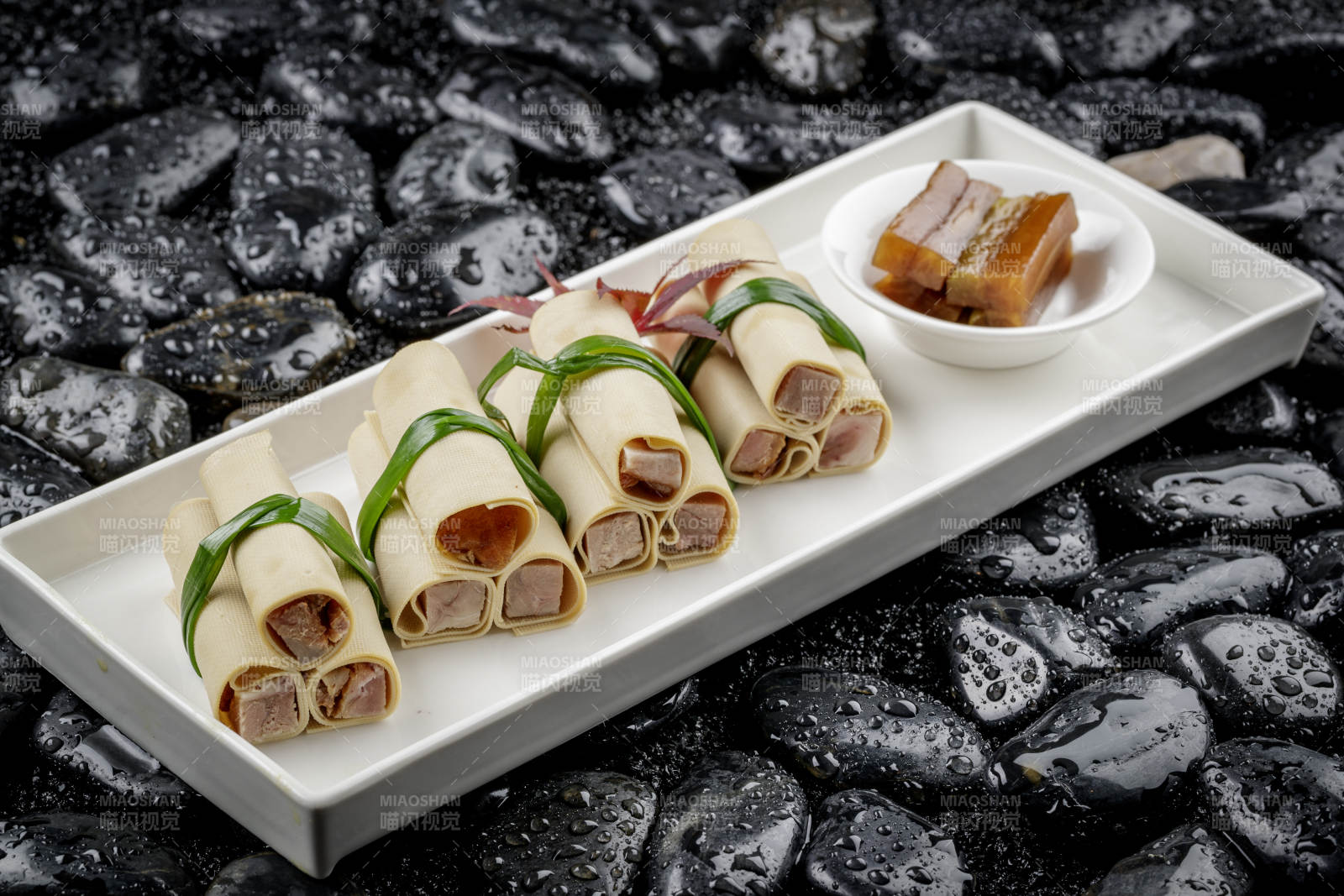 怀安豆皮卷熏肉图片