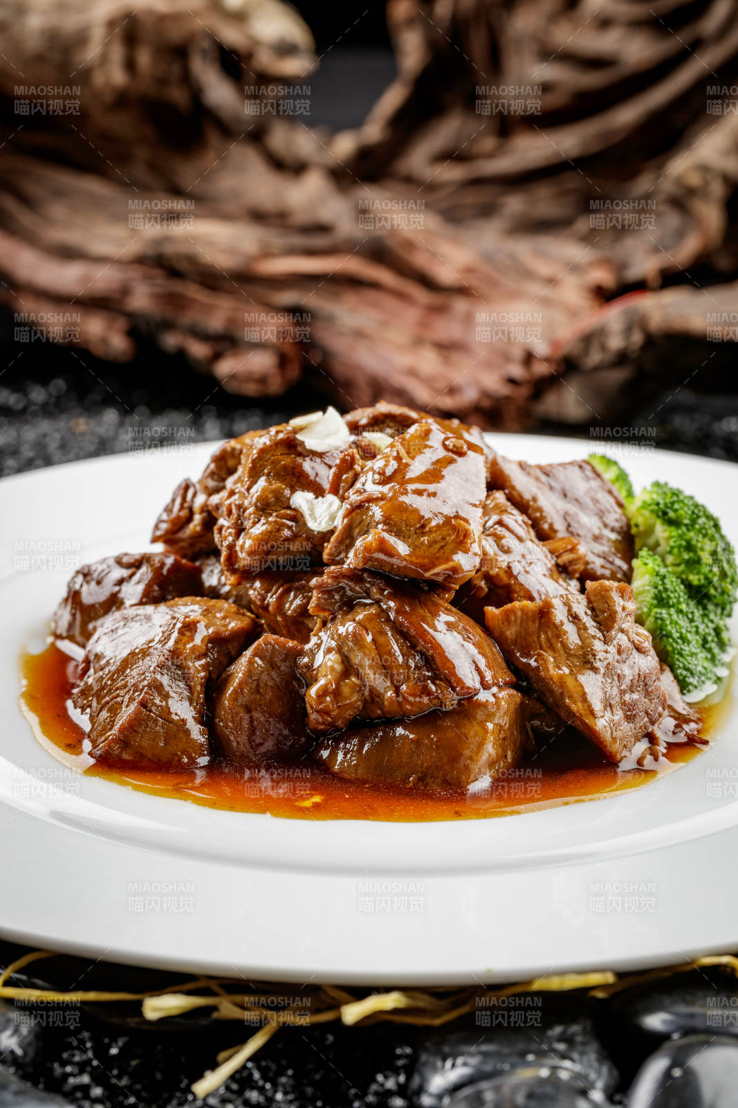 文火雪花牛肉图片