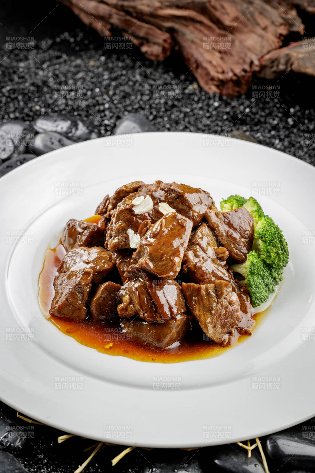 文火雪花牛肉图片