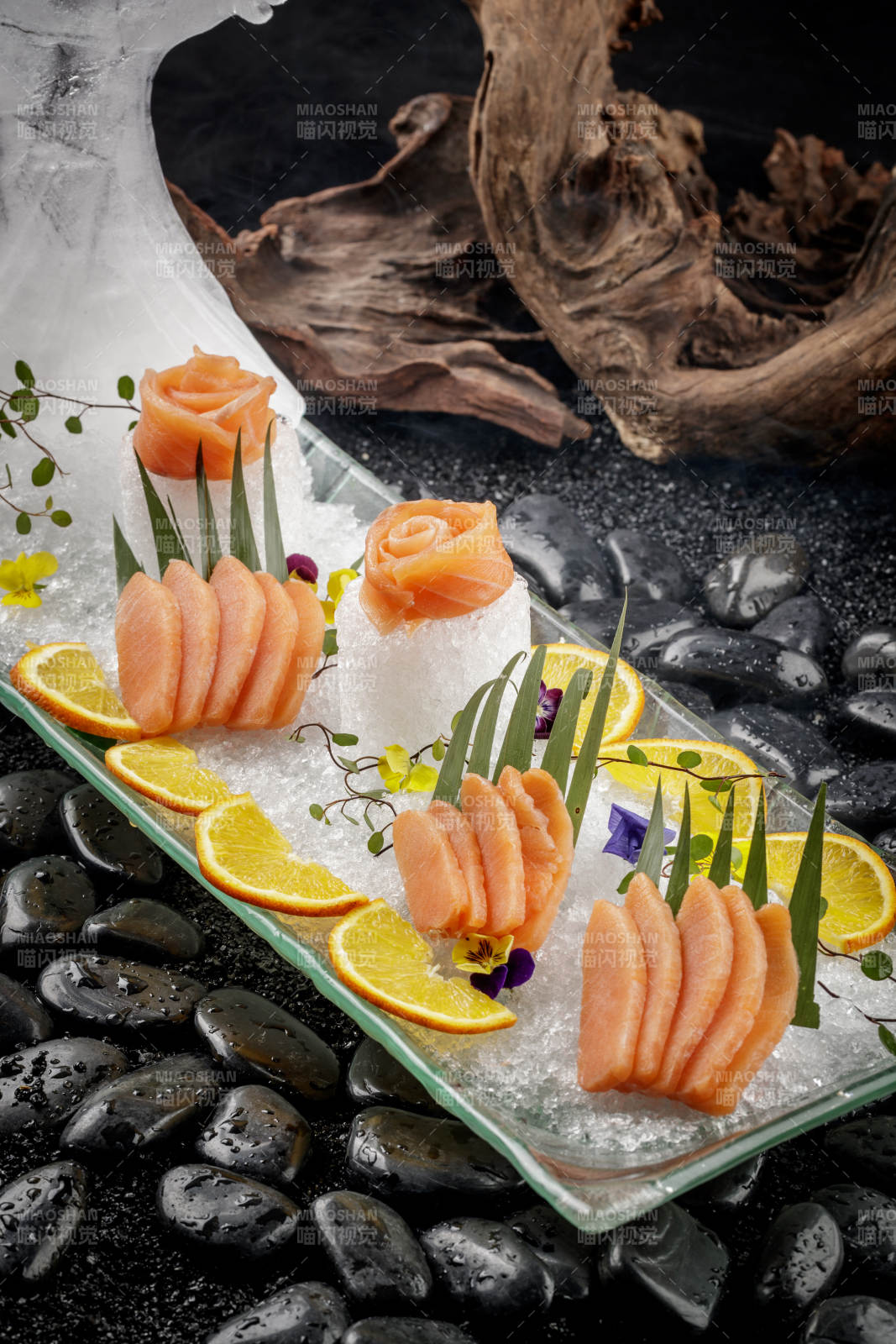 极品三文鱼刺身图片