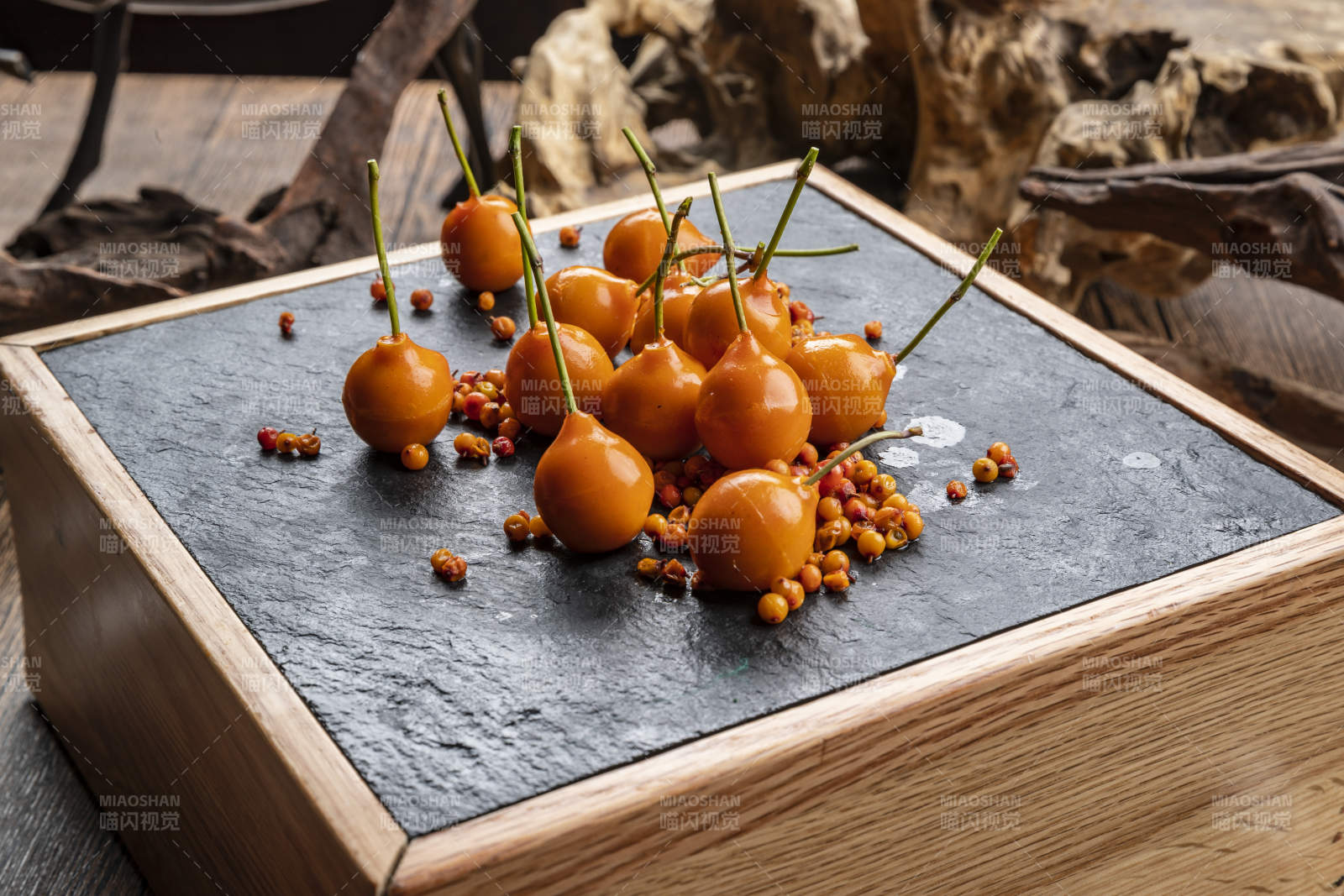 沙棘仿菜车厘子巧克力图片