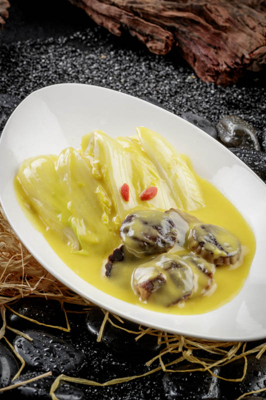 浓汁花菇娃娃菜图片