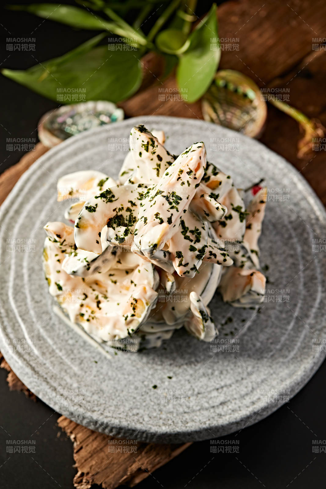 海苔凯撒酱拌油炸小南瓜图片